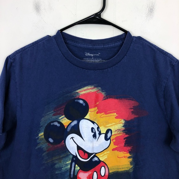 Mickey Mouse Sketch Background T-Shirt Sz S - Picture 3 of 7